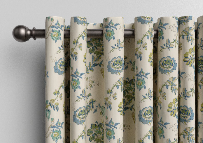 Land & Shore Orchard, Green - Made to Measure Curtains - Image 12